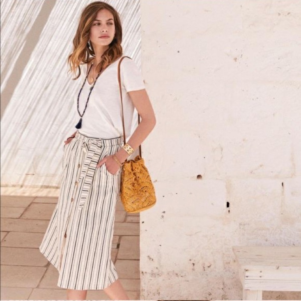 Sezane Celina Midi Skirt in 34